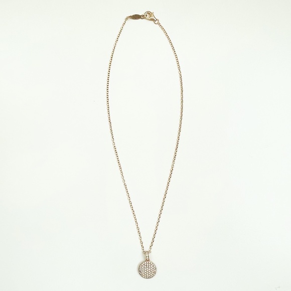 Judith Jack Marcasite and Crystal Reversible Sterling Silver Pendant Necklace - Picture 6 of 10